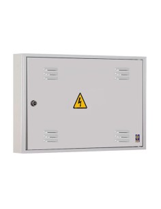 Puerta metálica de superficie luz 573x413x65mm de exterior.