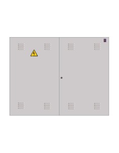 Puerta metálica 1000x800mm con cerradura de triángulo