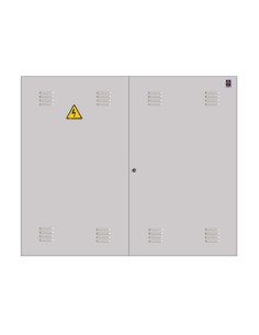 Puerta metálica 1200x1000mm con cerradura de triángulo