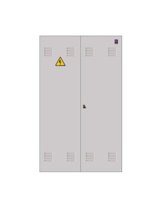 Puerta metálica 1200x2000mm con cerradura de compañía