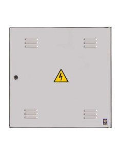 Puerta metálica de exterior luz 600x600mm con marco L.