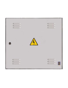 Puerta metálica de exterior luz 780x700mm con marco L.