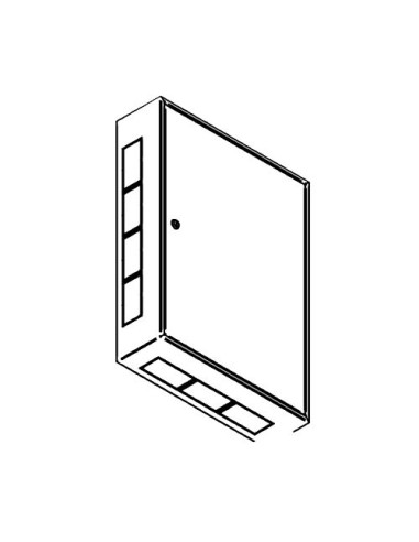 Armario registro de enlace ICT 500x700x150mm de 1 puerta