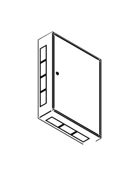 Armario registro de enlace ICT 500x700x150mm de 1 puerta