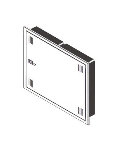 Armario registro final de red ICT 625x510x85mm de 1 puerta
