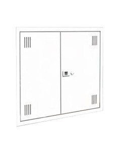 Armario registro final de red ICT 625x510x85mm de 2 puertas