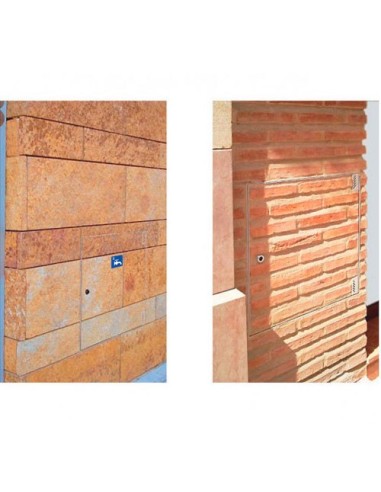 Puerta metálica panelable agua 300x300mm