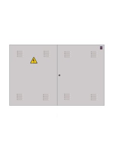 Puerta metálica 1350x800mm con cerradura de triángulo