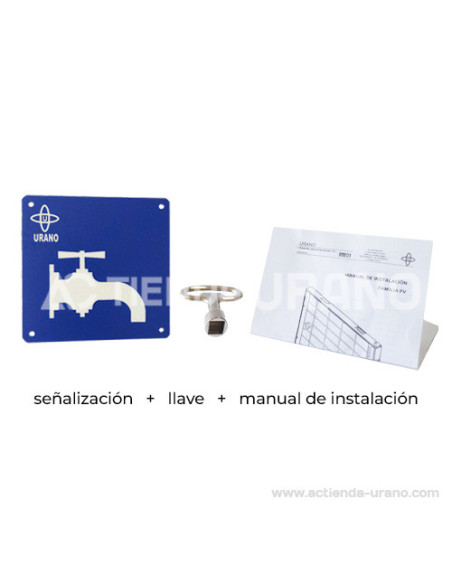 Puerta metálica panelable agua 600x500mm