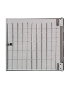 Puerta metálica panelable luz 850x800mm de exterior.