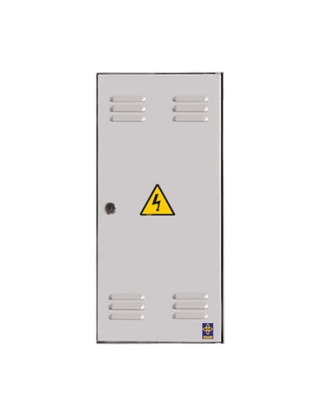 Puerta metálica de exterior luz 730x1600mm con marco L.